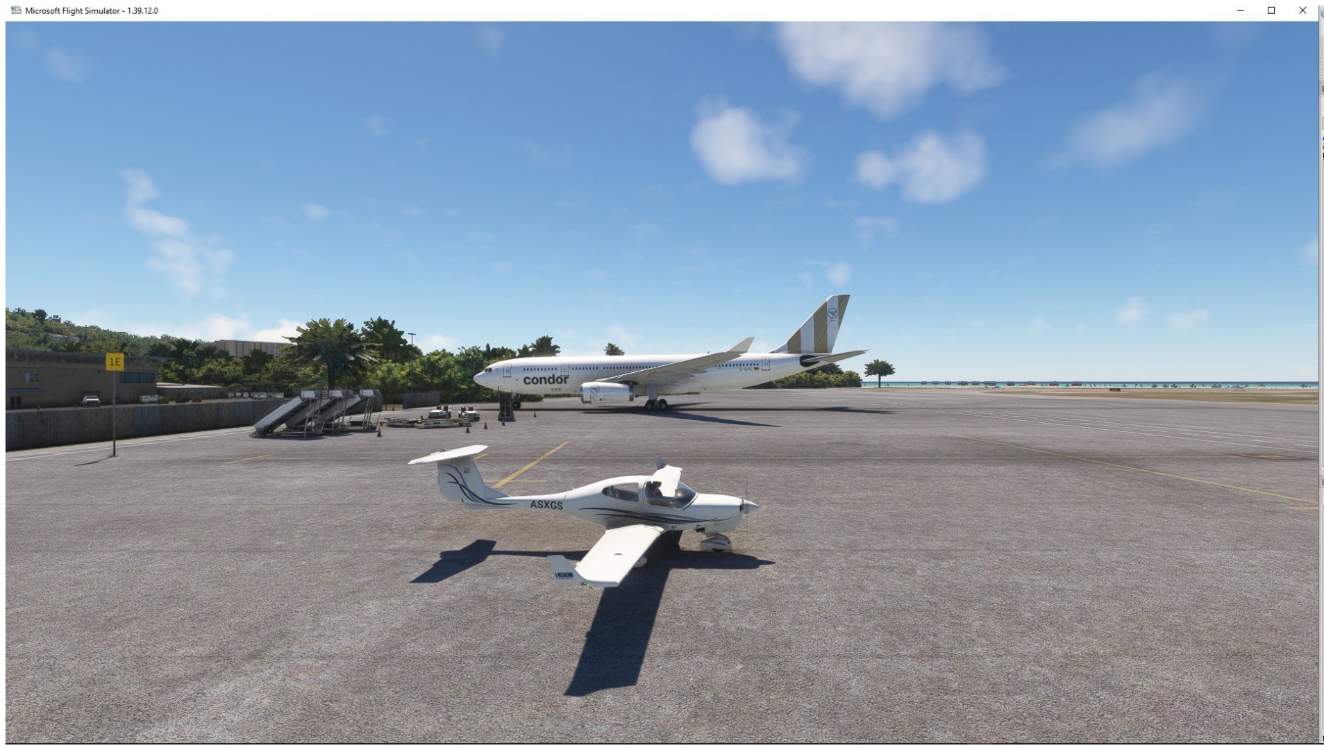 05-03-2026  en DA 40  sur les caraïbes